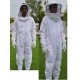 Beesuit - Apibee - Cotton Suit with Roundhead or Fencing Veil - 6 Sizes including Bespoke Sizes - White